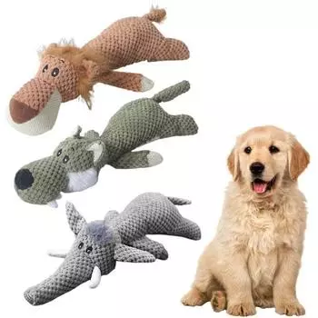 Игрушка для домашних животных, плюшевая игрушка для снятия скуки, чистки зубов, веселая нежная текстура, игрушка для щенка Wolf