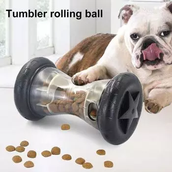 Игрушка для домашних животных развивает интеллект, бесшумная игрушка-качалка с гантелями из АБС-пластика для домашнего использования