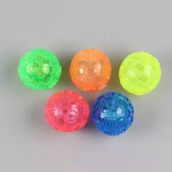 Игрушка для домашних животных, щенков, пищащая игрушка для чистки зубов, мяч для игры в зубы для домашних животных, жевательная резиновая игрушка, поплавок, забавные аксессуары для ухода за домашними животными