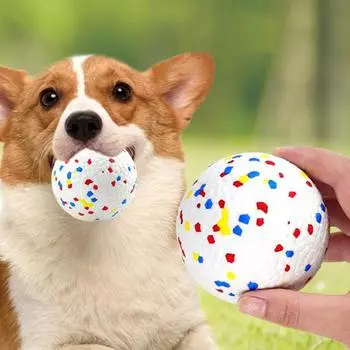 Игрушка для домашних животных, устойчивая к укусам, интерактивная игрушка-мяч для собак, высокоэластичный мяч для шлифовки зубов, тренировочный мяч для собак, товары для домашних животных S