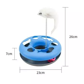 Игрушка для домашних животных, вращающийся мяч для кошек, интерактивные игрушки для котят, роликовые дорожки с пружиной из кошачьей мяты, забавная игрушка для кошек, дразнящая мышь зелёный