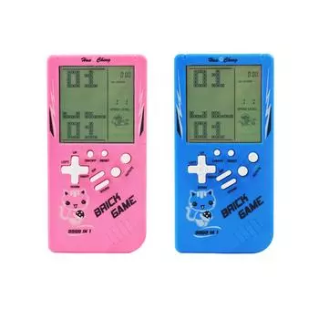 Игрушка для игровой консоли с большим экраном, ностальгическая интерактивная игрушка-головоломка «Тетрис», требуется подготовка двух нет.. 5 батарей отдельно