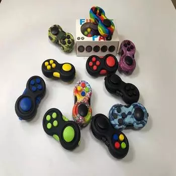 Игрушка для игрушек Fidget: Волшебный куб с силиконовыми кнопками для снятия стресса