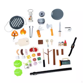 Игрушка для кемпинга на открытом воздухе с набором для приготовления пищи, ролевой игрой на резку