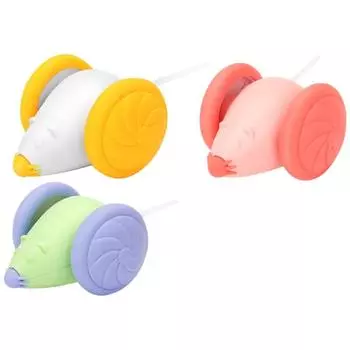 Игрушка для кошек, домашних мышей, игрушка для кошек, царапающая игрушка, интеллектуальная, с функцией избегания препятствий, движущаяся розовый