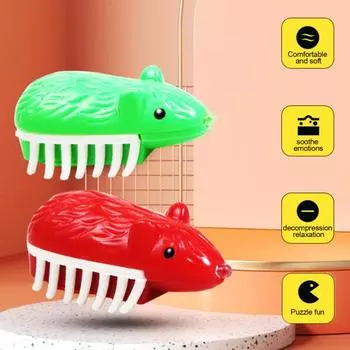 Игрушка для кошек, интерактивная светодиодная мышь, устойчивая к укусам, снятие стресса, скрежетание зубами, развлекательная игрушка для кошек
