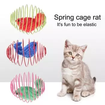 Игрушка для кошек, креативная, устойчивая к царапинам, эластичная, для домашних животных, имитация кошки, мышь, игрушка, товары для домашних животных