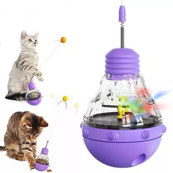Игрушка для кошек, мяч с медленной подачей, интерактивные игрушки для кошек, обучающие игрушки для собак IQ, товары для кошек, домашний диспенсер для котят, инструмент для лечения, продукт для домашних животных