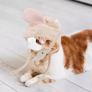 Игрушка для кошек с перьями для увлекательной игры и дрессировки розовый