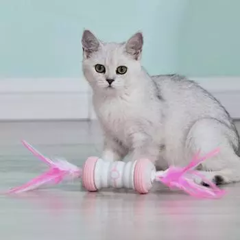 Игрушка для кошек стимулирует любопытство, расходует дополнительную энергию, ABS, USB, волшебная палочка, электрическая