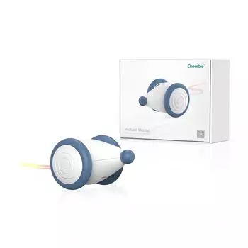 Игрушка для кошек Trueway Wicked Mouse Автоматическая светящаяся интерактивная игрушка со хвостом (синий) синий