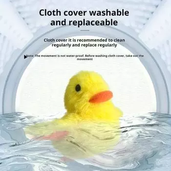 Игрушка для кошек Yousheng Flapping Wings Duck, интерактивная игрушка для котят с кошачьей мятой и реалистичным звуком щебетания, активируемая прикосновением, перезаряжаемая плюшевая утка для всех пород жёлтый
