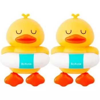 Игрушка для купания младенцев Little Cloud, заводная, утка, 2 шт., корейские игрушки для купания
