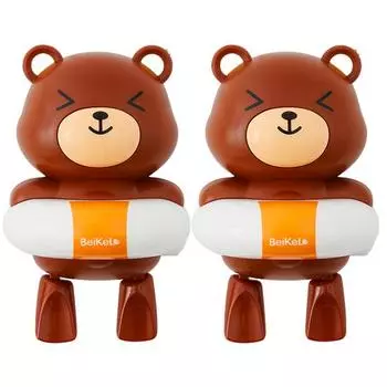 Игрушка для купания младенцев Little Cloud, заводная, медведь, 2 предмета, корейские игрушки для ванны