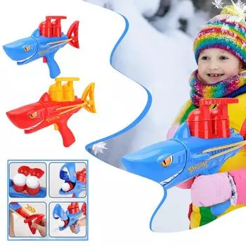 Игрушка для лепки снежков, зимние игрушки для детей от 4 до 12 лет, формы для лепки снежков для детей и взрослых, зимний бой в снежки на открытом воздухе One Size синий