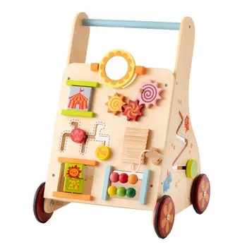 Игрушка для малышей, первые ходунки, тачка, погремушка, деревянная игрушка, развивающая игрушка, подарок на первый день рождения для малышей, мальчиков и девочек, обучающая I M