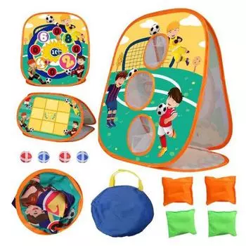 Игрушка для метания очков 3 в 1. Удобное многопользовательское складное хранилище для тренировок. Соревновательная мишень. Развлечение для ума.