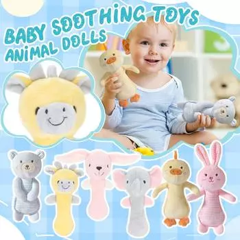 Игрушка для младенцев, детская успокаивающая игрушка One Size синий