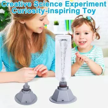Игрушка для обучения науке для детей, работающая от батареек, набор для создания ветряных генераторов, создание вихря в бутылке, образовательный набор для экспериментов для детей от 8 лет и старше 1 Set