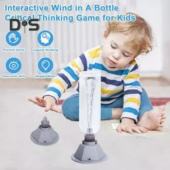 Игрушка для обучения науке для детей, работающая от батареек, набор для создания ветряных генераторов, создание вихря в бутылке, образовательный набор для экспериментов для детей от 8 лет и старше 1 Set