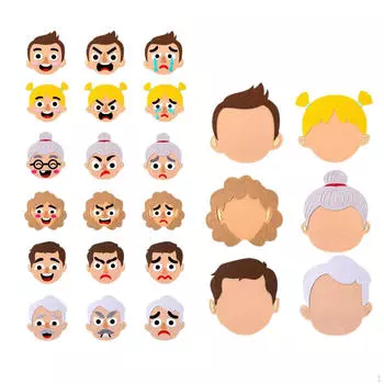 Игрушка для открытия эмоций: Интерактивное исследование лиц для детей Family