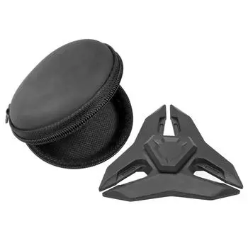 Игрушка для пальцев Fidget, металлическая треугольная, снимает беспокойство, портативный вращающийся баланс, гироскоп на кончике пальца