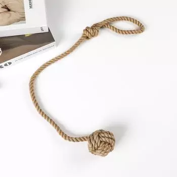 Игрушка для питомца собаки хлопковая и льняная веревочный мяч игрушка для питомца декомпрессионная и устойчивая к укусам набор игрушек