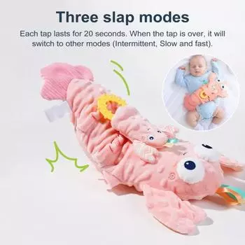 Игрушка для поглаживания хвоста младенца во сне 15 дюймов плюшевая игрушка для поглаживания по попе младенца Shrimp