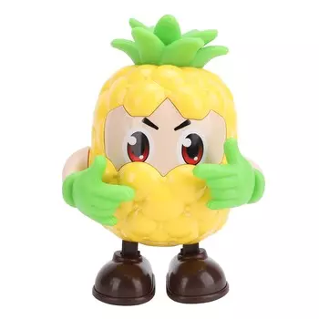 Игрушка для ползания на животе с музыкальным светом Фруктовый робот-игрушка Повторяй, что говоришь Раннее обучение Малыш Мим