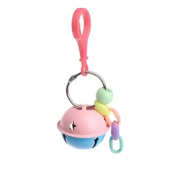Игрушка для попугая, красочные качели, металлические игрушки-колокольчики, подвесная клетка, декоративные аксессуары для маленьких и средних птиц, попугаев
