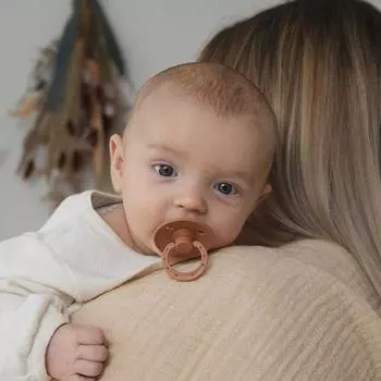 Игрушка для прорезывания зубов у младенцев без содержания бисфенола А, пустышка для новорожденных, детская соска, аксессуары для кормления ребенка, детская соска-пустышка оранжевый