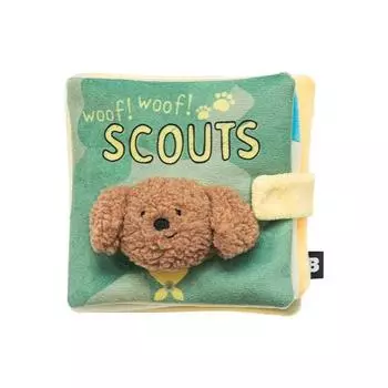 Игрушка для работы с носом Byte Me Puppy Dog Scout Playbook, зеленая, 1 шт.