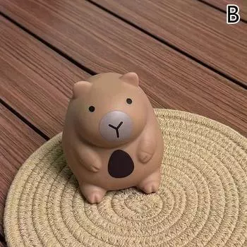Игрушка для расслабления Capybara Squeeze, прочный материал Tpr, медленно восстанавливающийся, снижающий стресс, игрушка Kapibala Pinch Music, настольный декор, украшения B