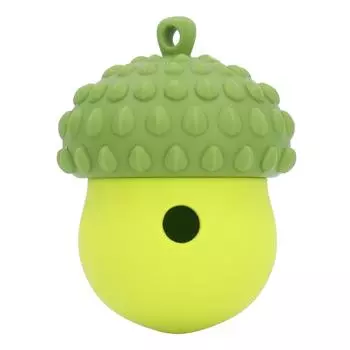 Игрушка для раздачи лакомств для домашних животных, силиконовая, медленное кормление, устойчивая к жеванию, чистка зубов, интерактивная раздача лакомств
