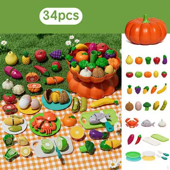 Игрушка для резки фруктов и овощей, ролевые игры, аксессуары для детей