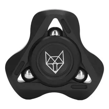 Игрушка для рук Fidget, металлическая, креативная, для снятия стресса, вращающаяся, сенсорная игрушка для детей и взрослых, скука чёрный