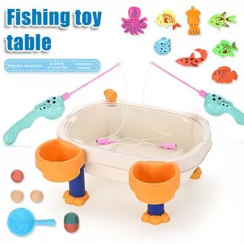 Игрушка для рыбалки, игрушка для ванны, водная игра, идеальная обучающая игра, подарок для детей One Size