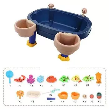 Игрушка для рыбалки, игрушка для ванны, водная игра, идеальная обучающая игра, подарок для детей One Size