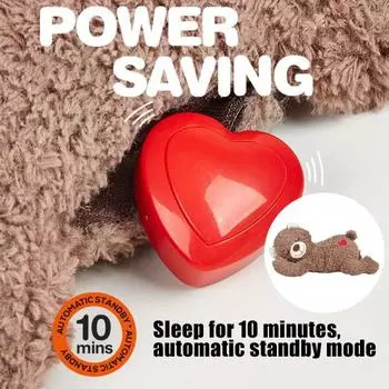 Игрушка для щенков Heartbeat, плюшевый медведь, успокаивающая игрушка, мягкая игрушка для собак, успокаивающая