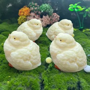 Игрушка для сдавливания цыпленка с медленным отскоком, мягкая, TPR, снятие стресса, тревожности, портативная, для детей, подростков, взрослых, желтая