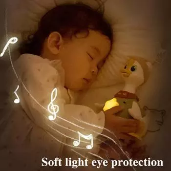 Игрушка для семьи Tummy Time Goose, ходячая игрушка для мамы и малыша с музыкальным светом