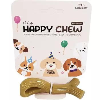 Игрушка для шлифовки зубов Agapra Pet, костная палочка, жевательная резинка для собак Happy Chew, 1 шт.