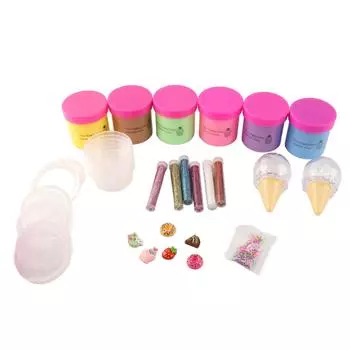 Игрушка для снятия давления Butter Slime Kit из 6 предметов