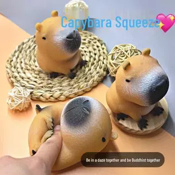 Игрушка для снятия стресса Capybara Squeeze Music – быстро отскакивающий мяч для снятия стресса с животных