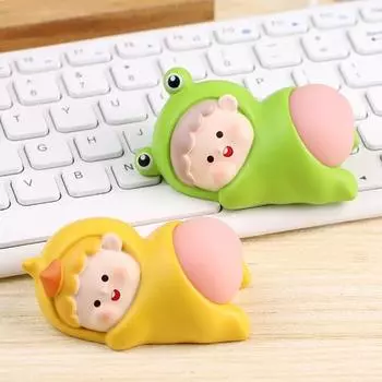 Игрушка для снятия стресса, декомпрессированная осанка, новый практичный орнамент с подсветкой для гостиной One Size розовый