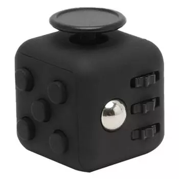 Игрушка для снятия стресса и тревожности, для взрослых, портативная, забавная, для снятия давления, для домашнего офиса, черная чёрный