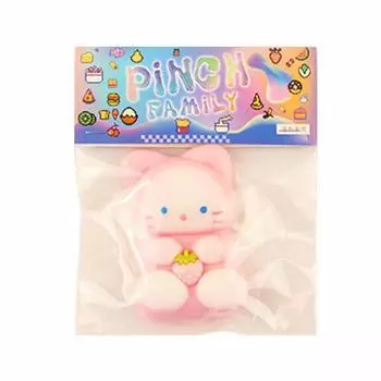 Игрушка для снятия стресса из мягкой резины TPR в виде клубники One Size