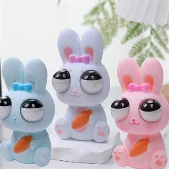 Игрушка для снятия стресса «Кролик с пучеглазым взглядом» One Size синий