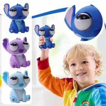 Игрушка для снятия стресса «Кролик с пучеглазым взглядом» One Size темно-синий