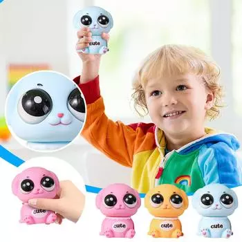 Игрушка для снятия стресса «Кролик с пучеглазым взглядом» One Size оранжевый